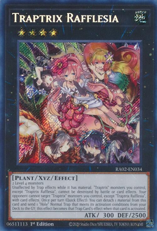 Traptrix Rafflesia (Secret Rare) (2034) (RA02) - YuGiOh Single