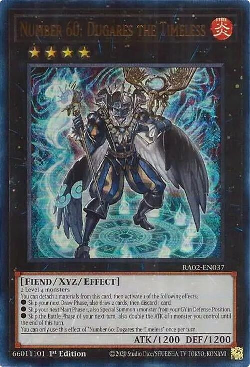 Number 60: Dugares the Timeless (UR) (2037) (RA02) - YuGiOh Single