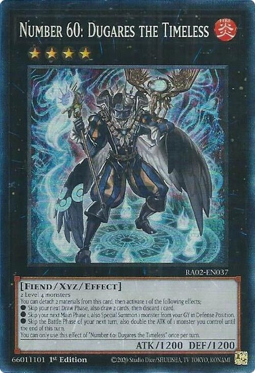 Number 60: Dugares the Timeless (PCR) (2037) (RA02) - YuGiOh Single