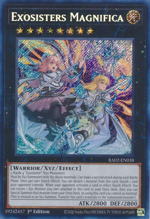 Exosisters Magnifica (Secret Rare) (2038) (RA02) - YuGiOh Single