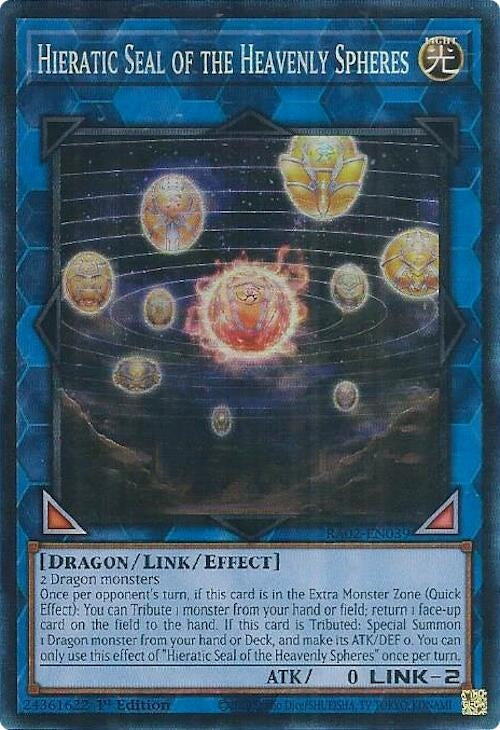 Hieratic Seal of the Heavenly Spheres (PCR) (2039) (RA02) - YuGiOh Single