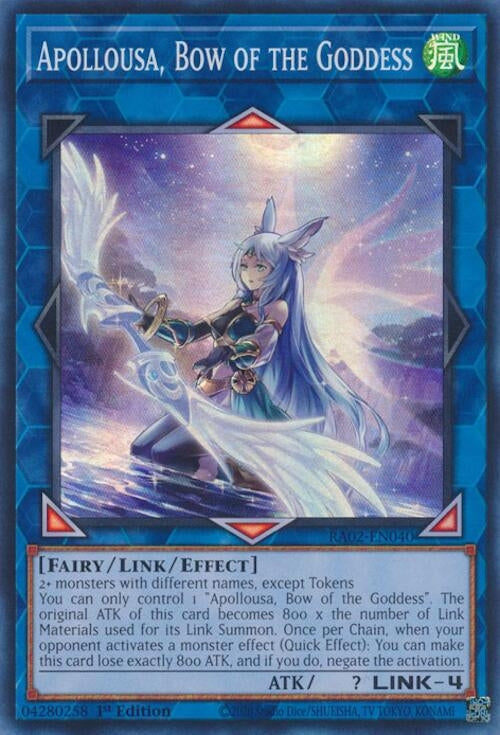 Apollousa Bow of the Goddess (Alternate Art) (2040) (RA02) - YuGiOh Single