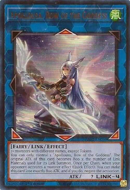 Apollousa Bow of the Goddess (Alternate Art) (UR) (2040) (RA02) - YuGiOh Single