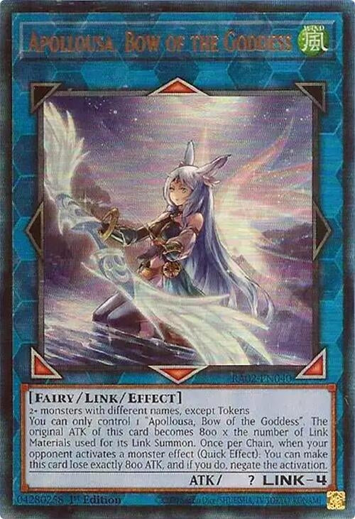 Apollousa Bow of the Goddess (Alternate Art) (PUR) (2040) (RA02) - YuGiOh Single