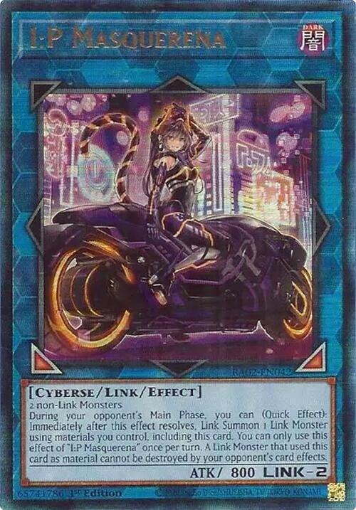 I:P Masquerena (Alternate Art) (PUR) (2042) (RA02) - YuGiOh Single