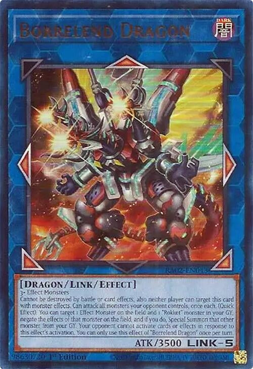Borrelend Dragon (UR) (2043) (RA02) - YuGiOh Single