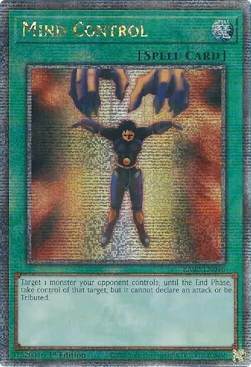 Mind Control (Quarter Century Secret Rare) (2046) (RA02) - YuGiOh Single