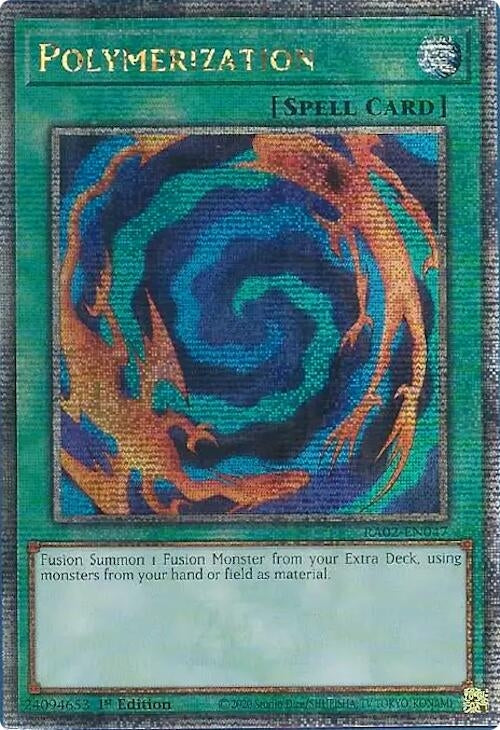 Polymerization (Quarter Century Secret Rare) (2047) (RA02) - YuGiOh Single