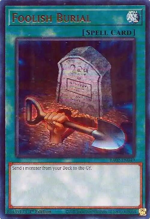 Foolish Burial (UR) (2049) (RA02) - YuGiOh Single
