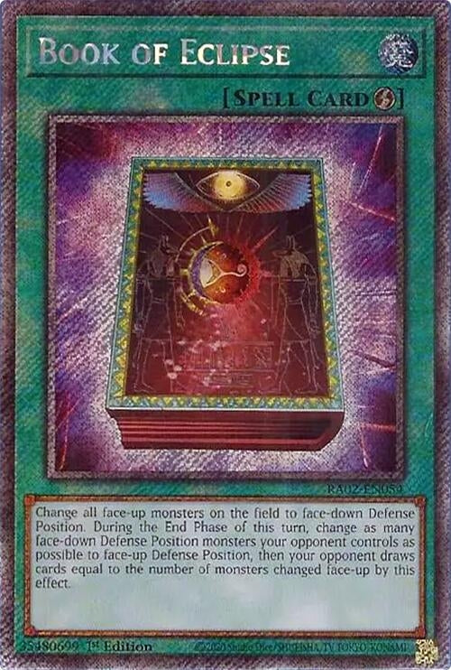Book of Eclipse (Platinum Secret Rare) (2054) (RA02) - YuGiOh Single