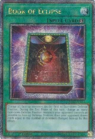 Book of Eclipse (Quarter Century Secret Rare) (2054) (RA02) - YuGiOh Single