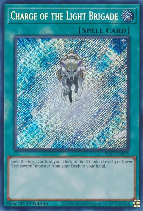 Charge of the Light Brigade (Secret Rare) (2055) (RA02) - YuGiOh Single