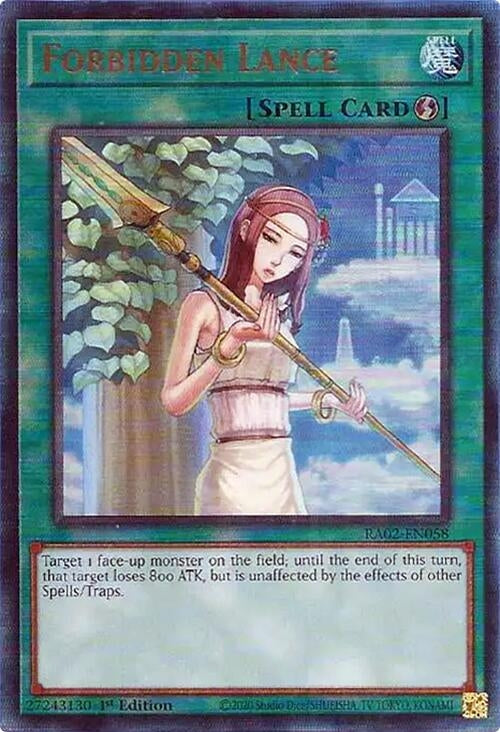 Forbidden Lance (PUR) (2058) (RA02) - YuGiOh Single