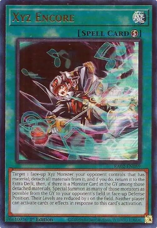 Xyz Encore (UR) (2059) (RA02) - YuGiOh Single