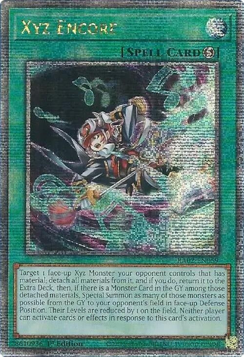 Xyz Encore (Quarter Century Secret Rare) (2059) (RA02) - YuGiOh Single