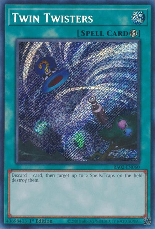 Twin Twisters (Secret Rare) (2060) (RA02) - YuGiOh Single