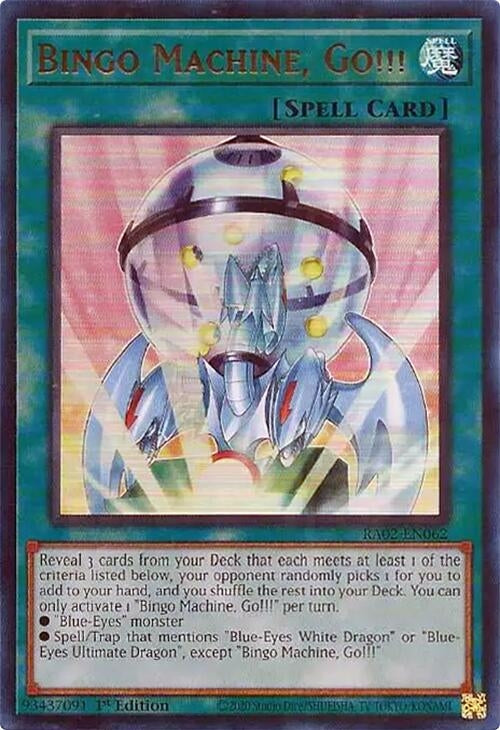 Bingo Machine Go!!! (UR) (2062) (RA02) - YuGiOh Single