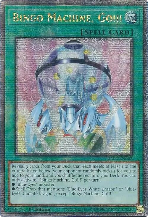 Bingo Machine Go!!! (Quarter Century Secret Rare) (2062) (RA02) - YuGiOh Single