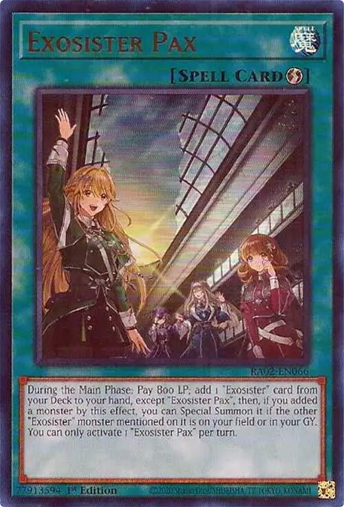 Exosister Pax (UR) (2066) (RA02) - YuGiOh Single