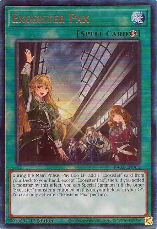 Exosister Pax (PUR) (2066) (RA02) - YuGiOh Single