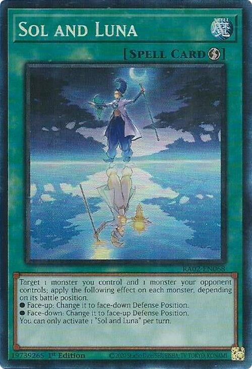 Sol and Luna (PCR) (2068) (RA02) - YuGiOh Single