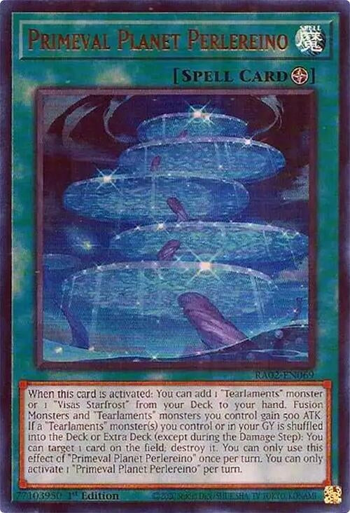 Primeval Planet Perlereino (UR) (2069) (RA02) - YuGiOh Single