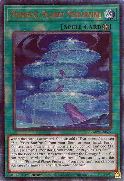 Primeval Planet Perlereino (PUR) (2069) (RA02) - YuGiOh Single