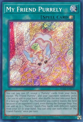 My Friend Purrely (Secret Rare) (2071) (RA02) - YuGiOh Single