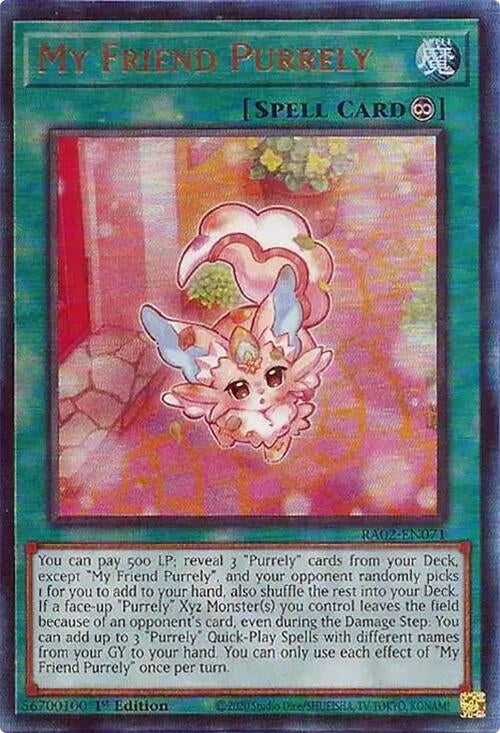 My Friend Purrely (PUR) (2071) (RA02) - YuGiOh Single