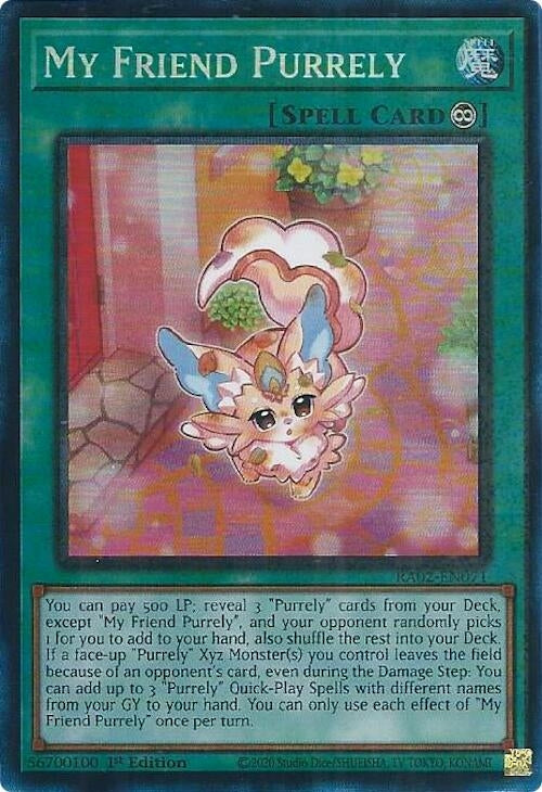 My Friend Purrely (PCR) (2071) (RA02) - YuGiOh Single