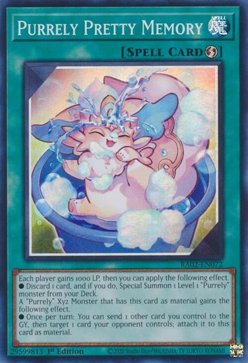 Purrely Pretty Memory (2072) (RA02) - YuGiOh Single