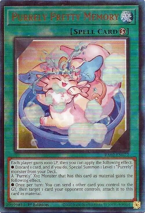 Purrely Pretty Memory (PUR) (2072) (RA02) - YuGiOh Single