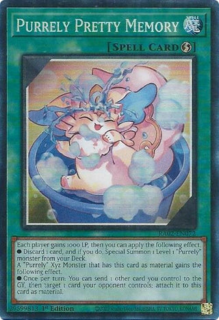 Purrely Pretty Memory (PCR) (2072) (RA02) - YuGiOh Single