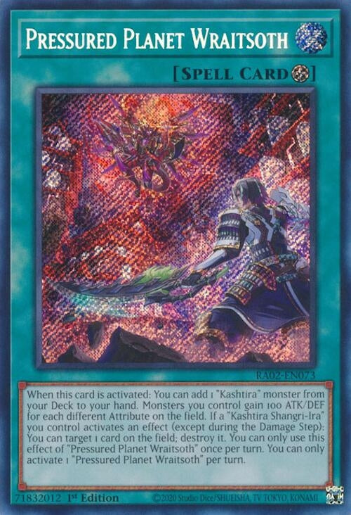 Pressured Planet Wraitsoth (Secret Rare) (2073) (RA02) - YuGiOh Single