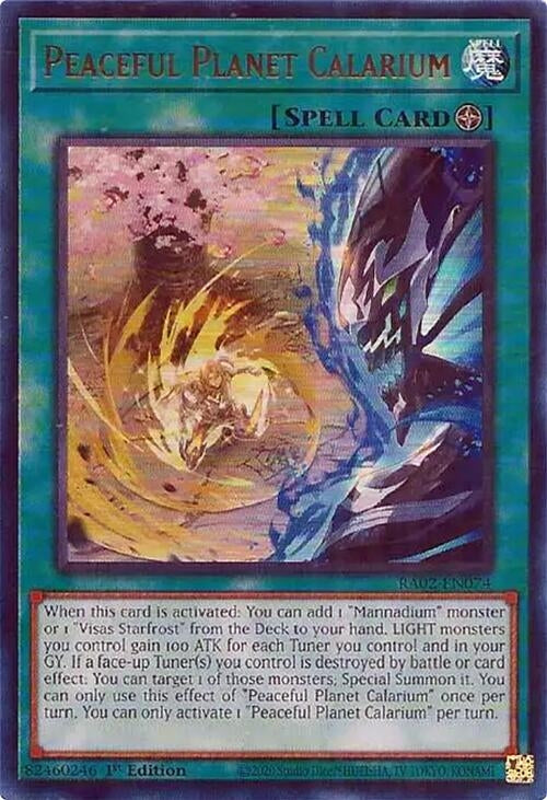Peaceful Planet Calarium (UR) (2074) (RA02) - YuGiOh Single