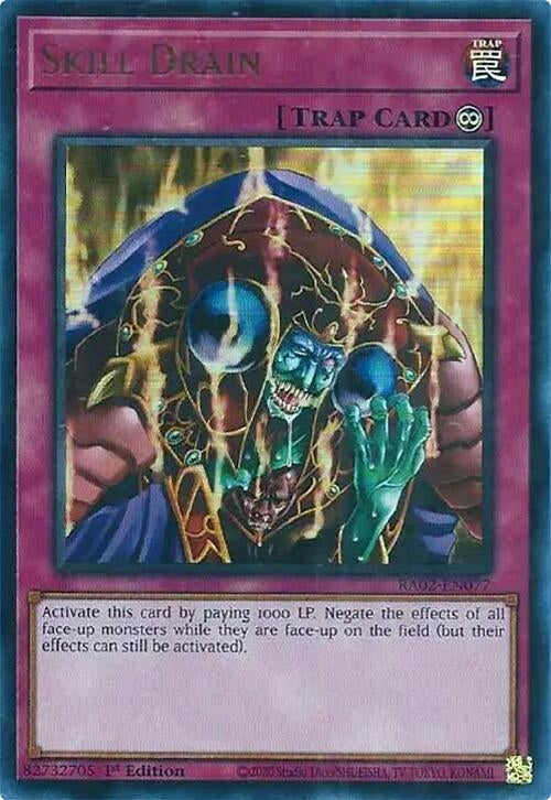 Skill Drain (UR) (2077) (RA02) - YuGiOh Single