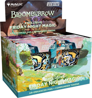 Bloomburrow - Pinfinity Friday Night Magic AR-Enhanced Pin + Commander Token Display [BLB] - MTG Sealed