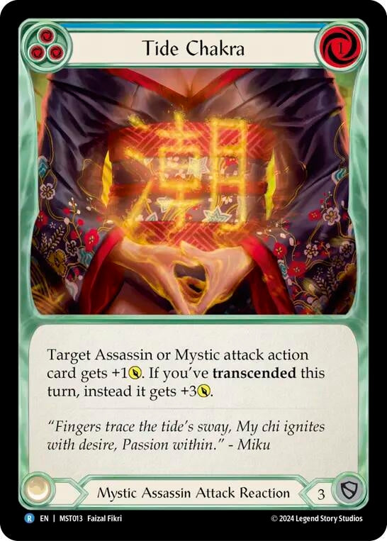 Tide Chakra (Blue) (13) [MST] - Flesh and Blood TCG Single