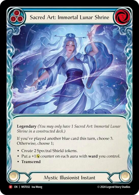 Sacred Art: Immortal Lunar Shrine // Inner Chi (32) [MST] - Flesh and Blood TCG Single