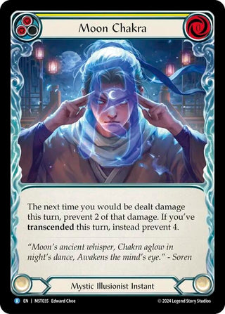 Moon Chakra (Yellow) (35) [MST] - Flesh and Blood TCG Single