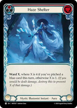 Haze Shelter (Red) (37) [MST] - Flesh and Blood TCG Single