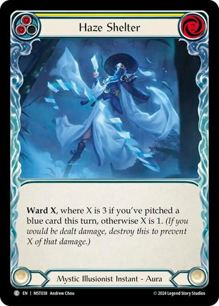 Haze Shelter (Yellow) (38) [MST] - Flesh and Blood TCG Single