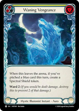 Waning Vengeance (Yellow) (41) [MST] - Flesh and Blood TCG Single