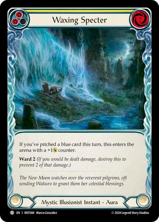 Waxing Specter (Yellow) (44) [MST] - Flesh and Blood TCG Single