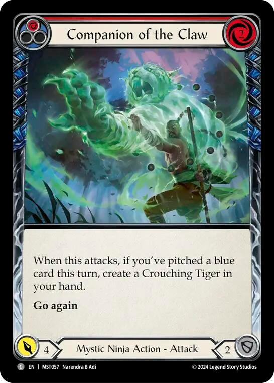 Companion of the Claw (Red) (57) [MST] - Flesh and Blood TCG Single