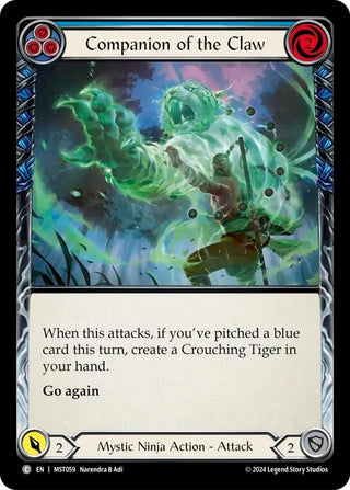 Companion of the Claw (Blue) (59) [MST] - Flesh and Blood TCG Single