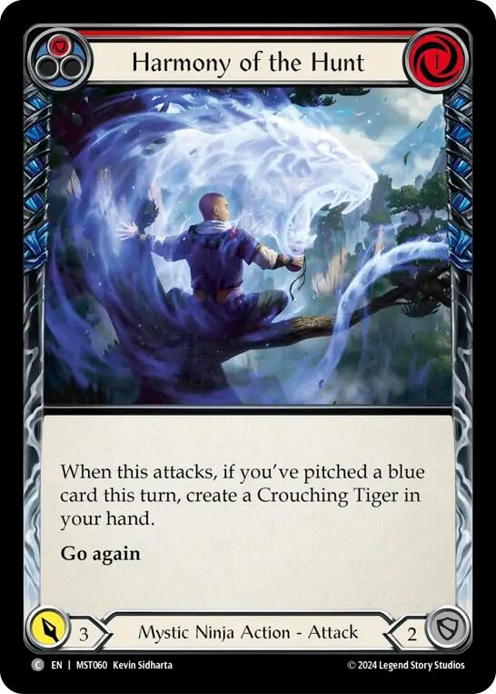 Harmony of the Hunt (Red) (60) [MST] - Flesh and Blood TCG Single
