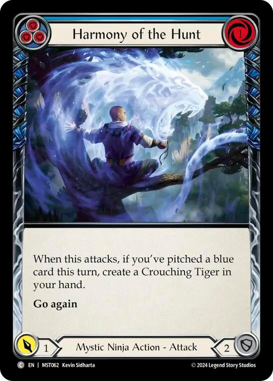 Harmony of the Hunt (Blue) (62) [MST] - Flesh and Blood TCG Single