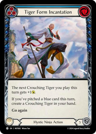 Tiger Form Incantation (Blue) (65) [MST] - Flesh and Blood TCG Single