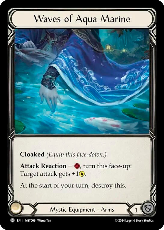 Waves of Aqua Marine (69) [MST] - Flesh and Blood TCG Single